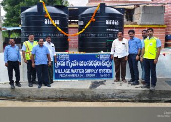DBF installed a 10,000-litre HDPE water storage system