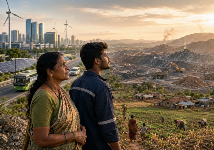Green Capitalism, Green Development or Degrowth. AI Generated Image. Copyright-India CSR