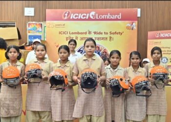 CSR: ICICI Lombard Distributes 25,468 Helmets, Sets Guinness World Record