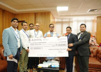 Indian Overseas Bank contributes ₹50 lakh to Assam Chief Minister's Relief Fund