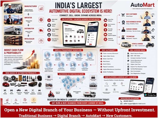 After Two Years of Market Research and Industry Validation, AutoMart Opens Seller Registration Across India 1 India CSR