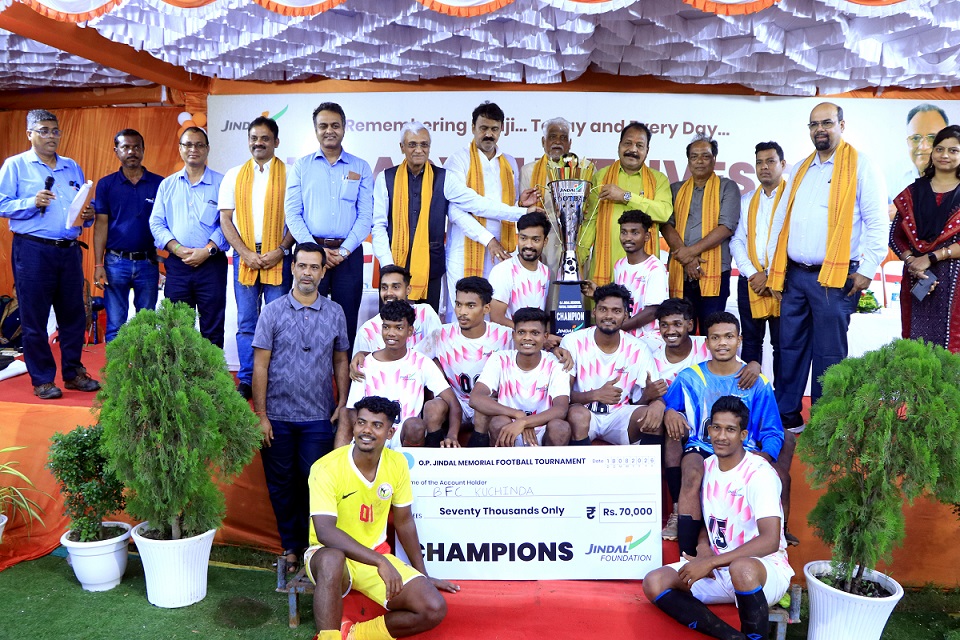 BFC Kuchinda Clinches O.P. Jindal Memorial Football Tournament 2026 in Anugola 1 India CSR