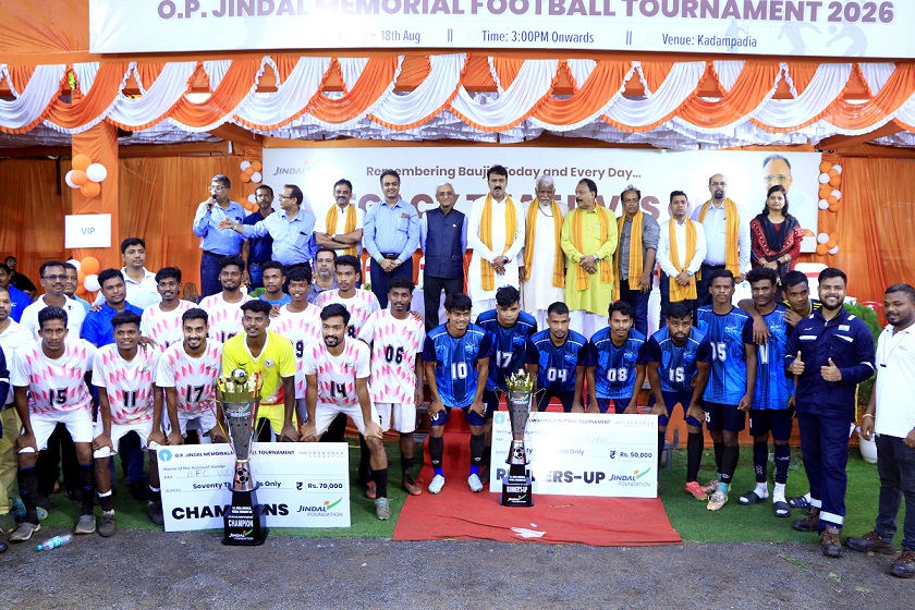 BFC Kuchinda Clinches O.P. Jindal Memorial Football Tournament 2026 in Anugola 2 India CSR