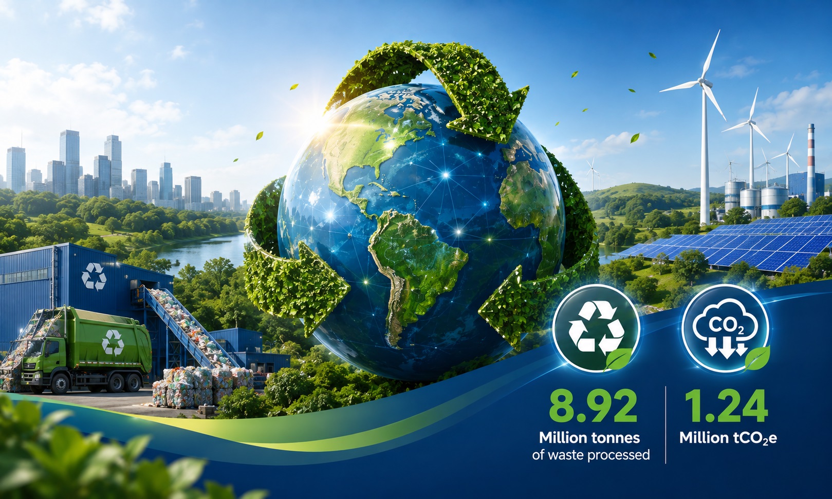 Blue Planet Reports 8.92 Million Tonnes of Waste Processed 1 Blue Planet Reports 8.92 Million Tonnes of Waste Processed
