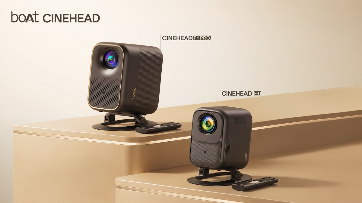 boAt Enters Smart Projector Market With CineHead F1 Series 1 India CSR