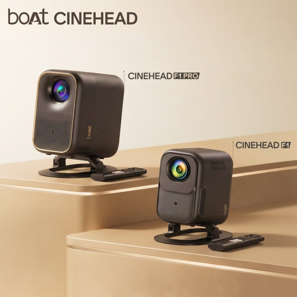 boAt Enters Smart Projector Market With CineHead F1 Series 3 India CSR