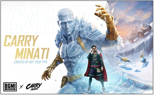 CarryMinati Becomes First Fully Playable Character in BGMI 1 India CSR