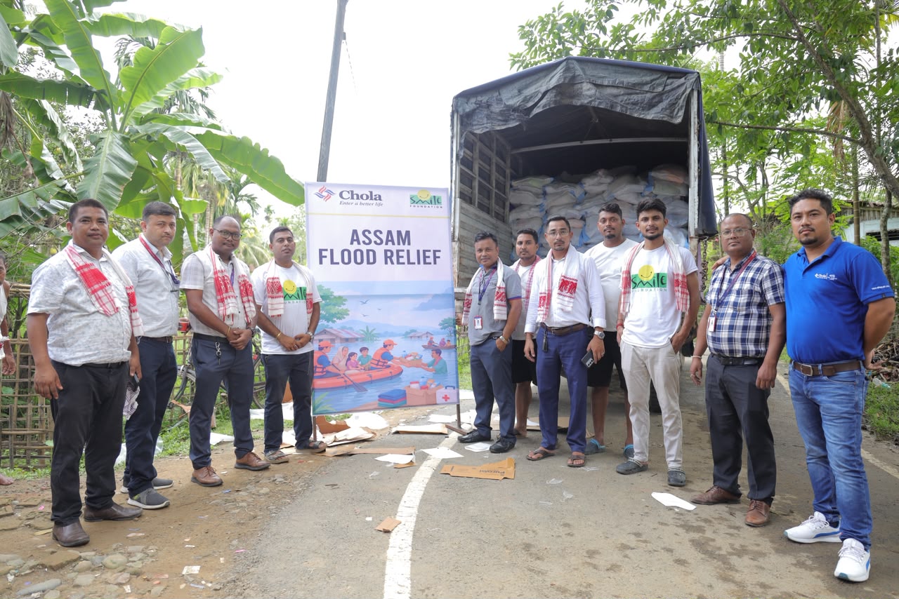 CSR: Chola Foundation, Smile Foundation Support 1,250 Assam Flood-Affected Families 1 CSR: Chola Foundation, Smile Foundation Support 1,250 Assam Flood-Affected Families