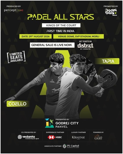 World No. 1 Duo Coello and Tapia to Headline India’s First Padel All Stars 1 India CSR
