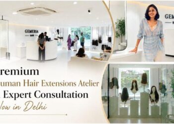 Premium Human Hair Extensions Atelier & Expert Consultation Now in New Delhi.