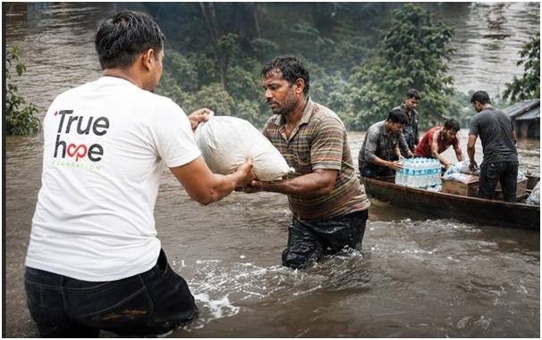 True Hope Foundation raises ₹16 lakh, delivers 1,000+ relief kits across flood-hit Assam