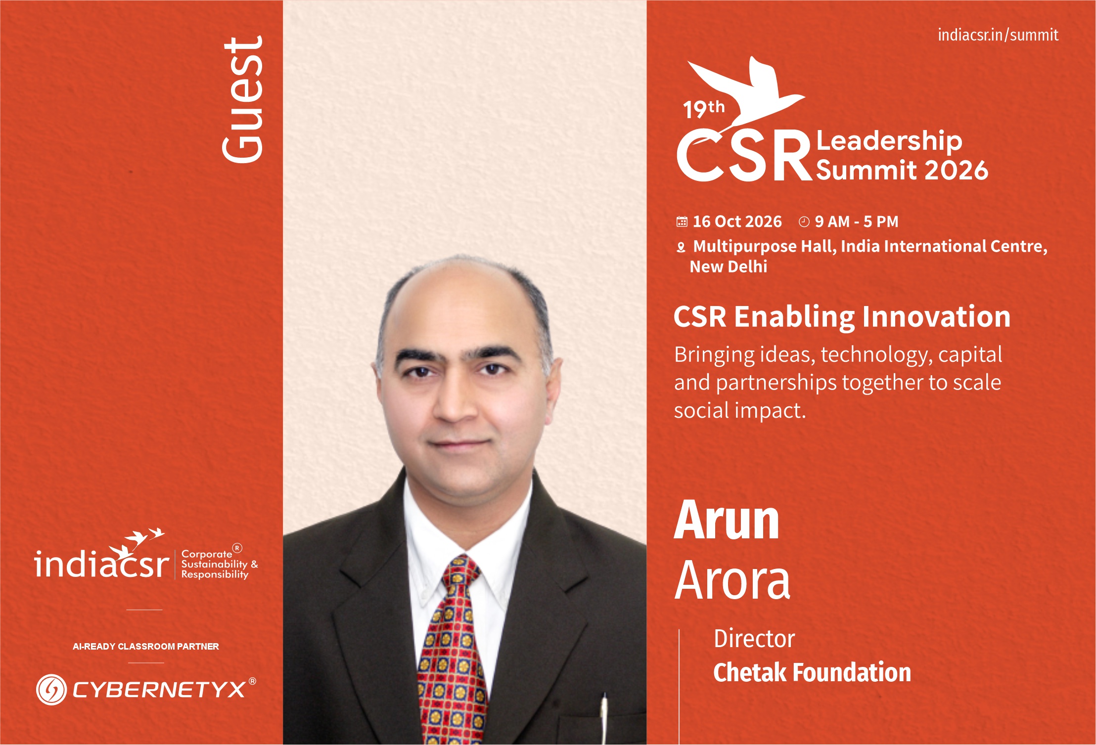 Arun Arora India CSR