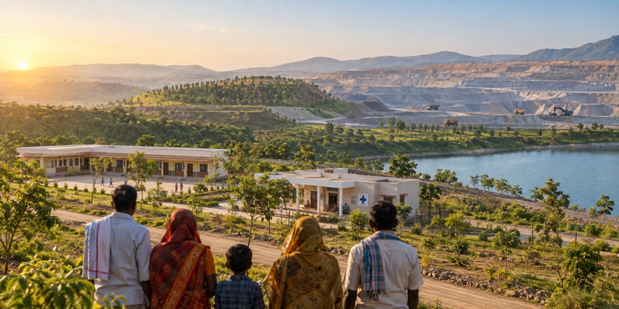 PMKKKY: 4.70 Lakh Projects Worth ₹1.09 Lakh Crore for Mining Districts 1 India CSR