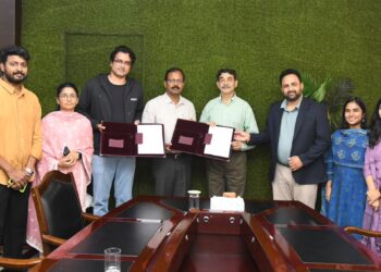 Government of Telangana and Team Zepto during the signing of the MoU for Project PRAGATI