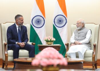 H.H. Aga khan with PM Modi