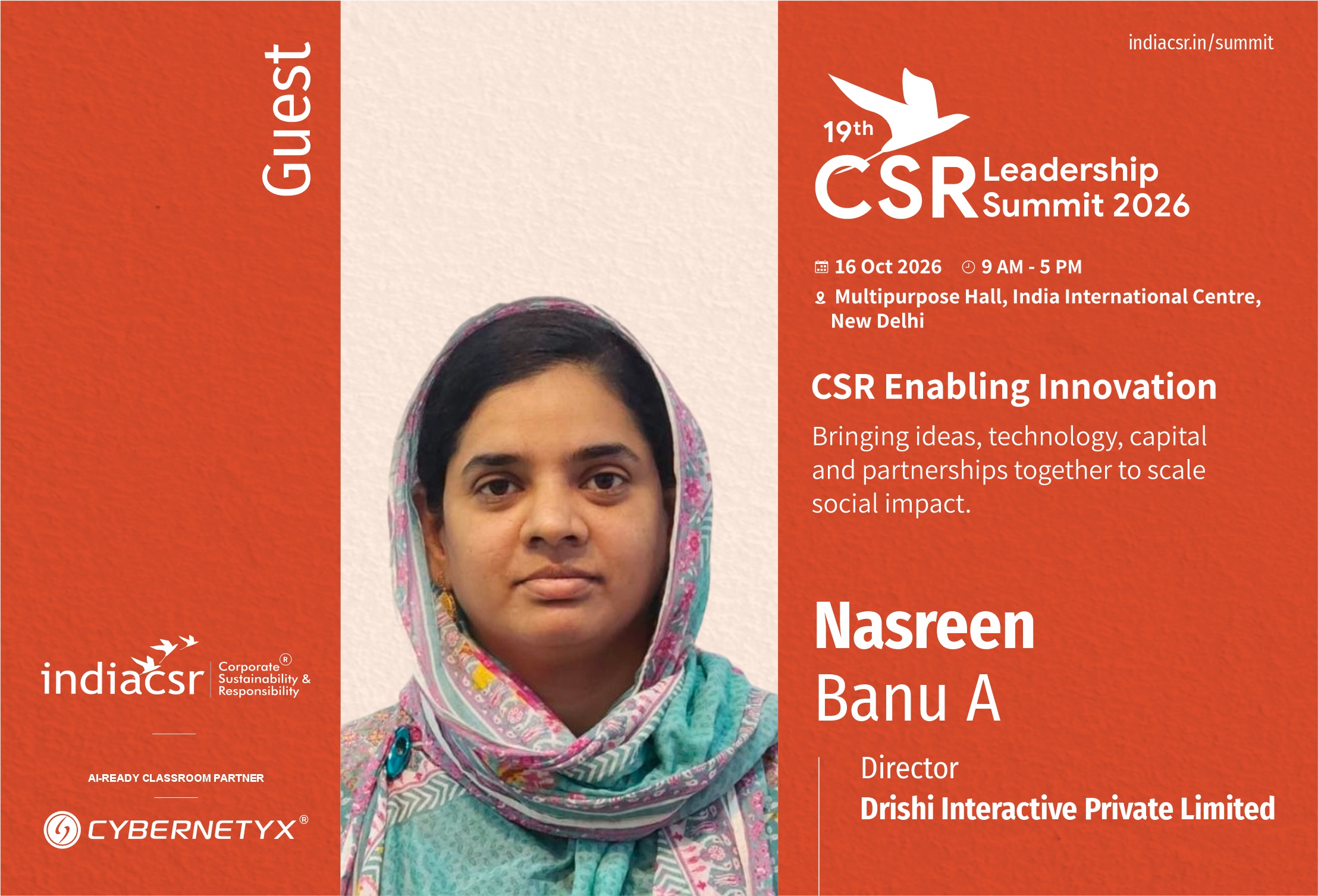 Nasreen Banu India CSR®