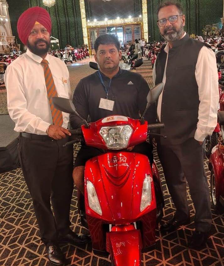 CSR: ACE-Action Construction Equipment Distributes 50 Electric Scooters to Divyangjan in Faridabad 3 India CSR®