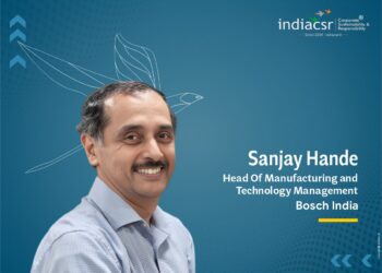 Sanjay Hande, Head Of Manufacturing And Technology Management, Bosch India @india csr
