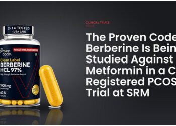 The brand supplies its commercial Berberine 500 mg capsules for an independent 12 week clinical comparison in women with PCOS