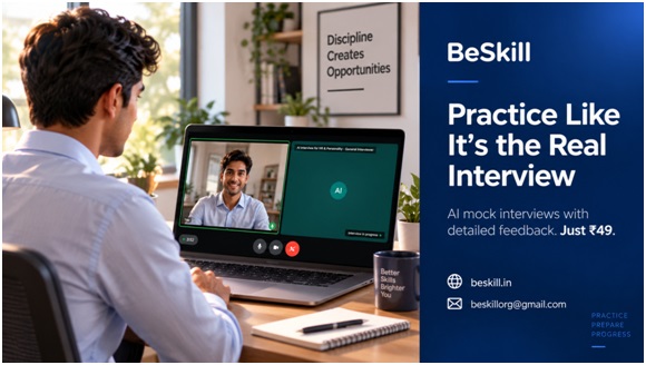 BeSkill.in Brings Hyper-Realistic AI Mock Interviews with Detailed Performance Feedback to Every Job Seeker for Just Rs 49 1 India CSR®