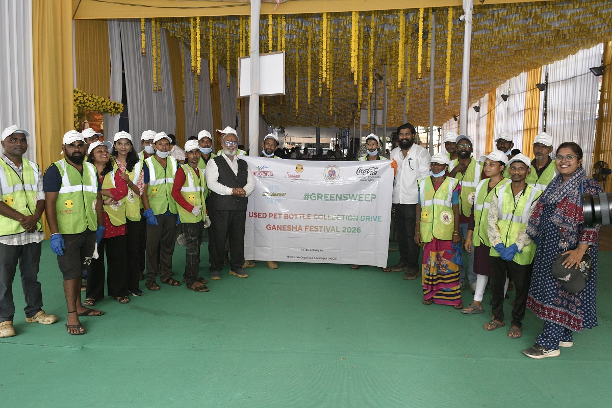 CSR: Coca-Cola Foundation, HCCB Strengthen PET Collection at Four Ganpati Locations 1 India CSR®