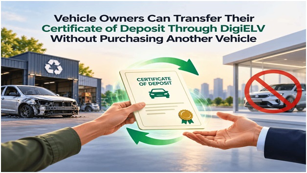 Vehicle Owners Can Transfer Their Certificate of Deposit Without Buying a New Car Through DigiELV 1 India CSR®