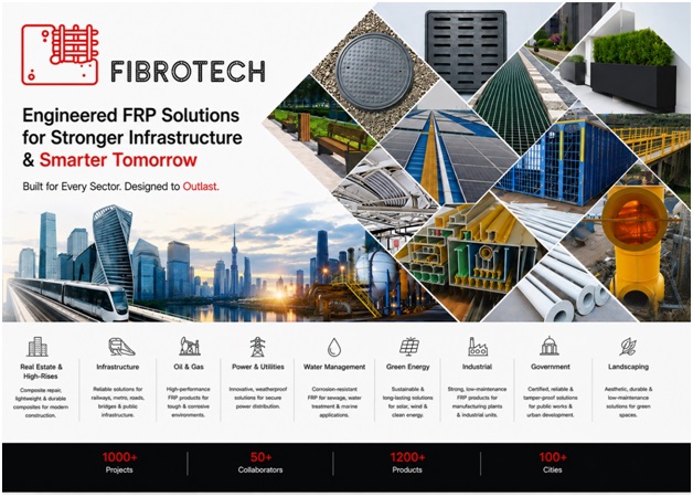 How a Bengaluru manufacturer is quietly replacing the steel and concrete components buried in India’s drainage, plumbing and civic infrastructure. Fibrotech is not just making FRP products. It is challenging the materials India has built its infrastructure on.