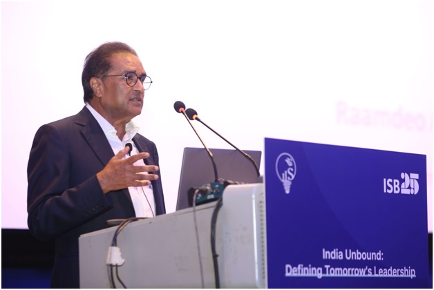Raamdeo Agrawal, Chairman & Co-founder of Motilal Oswal Financial Services Ltd., sharing his thoughts at ISB Leadership Summit (ILS) 2026.