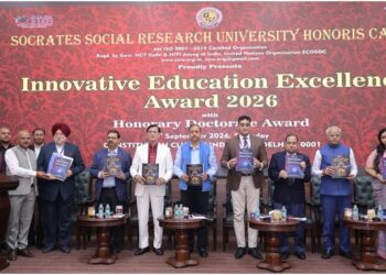 Socrates Social Research University Trust recognizes the technology leader at a Constitution Club of India ceremony; Bollywood actor Vindu Dara Singh presents the awards and launches his book NextGen DevOps: Enterprise AI Features & Autonomous Operations