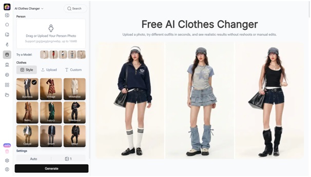 PhotoGPT AI Clothes Changer Under the Hood: Clothing Swaps for Growing Product Catalogs 1 (AI Clothes Changer Featurepage on PhotoGPT)