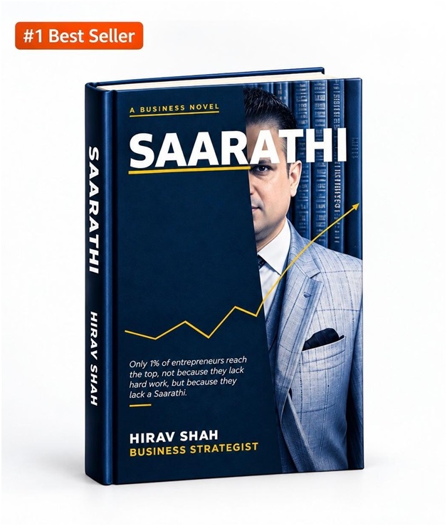 SAARATHI, a Business Novel by Renowned Business Strategist Hirav Shah, Becomes an Amazon India Bestseller on Launch Day 1 Only 1% of entrepreneurs reach the top, not because they lack hard work, but because they lack a Saarathi.