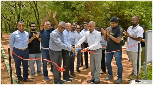 SayTrees and Karnataka Forest Department Develop 45-Acre Urban Tree Park in Panathur 1 Qualcomm delegates Ravi Rao and Srinivasa Kumar joined SayTrees CEO DeokantPayasi, Shashank Sharma and CSR team member Aby Babu at the Tree Park inauguration.