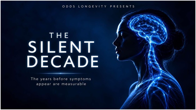 The Silent Decade by Odds Longevity Brings Experts Together on Healthy Ageing 1 The Years Before Symptoms Appear Aren't Silent. They're Measurable.