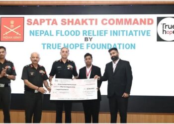 Foundation also extends Rs 10 lakh worth of healthcare support; honoured by Sapta Shakti Command with Certificate of Appreciation for compassionate humanitarian action.