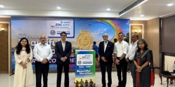 Hindustan Zinc unveils Zinc Finisher Medal as Registrations Cross 7000 for the Vedanta Zinc City Half Marathon