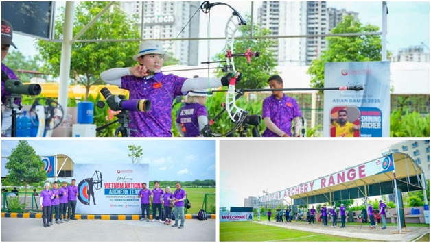 Vietnam National Archery Team Trains at Galgotias University Ahead of Asian Games 2027 1 India CSR®