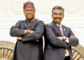 From L to R- Olayinka Hakeem Babalola, Rotary International President (2026-27) and M. Muruganandam (MMM), Vice President (2026-27)