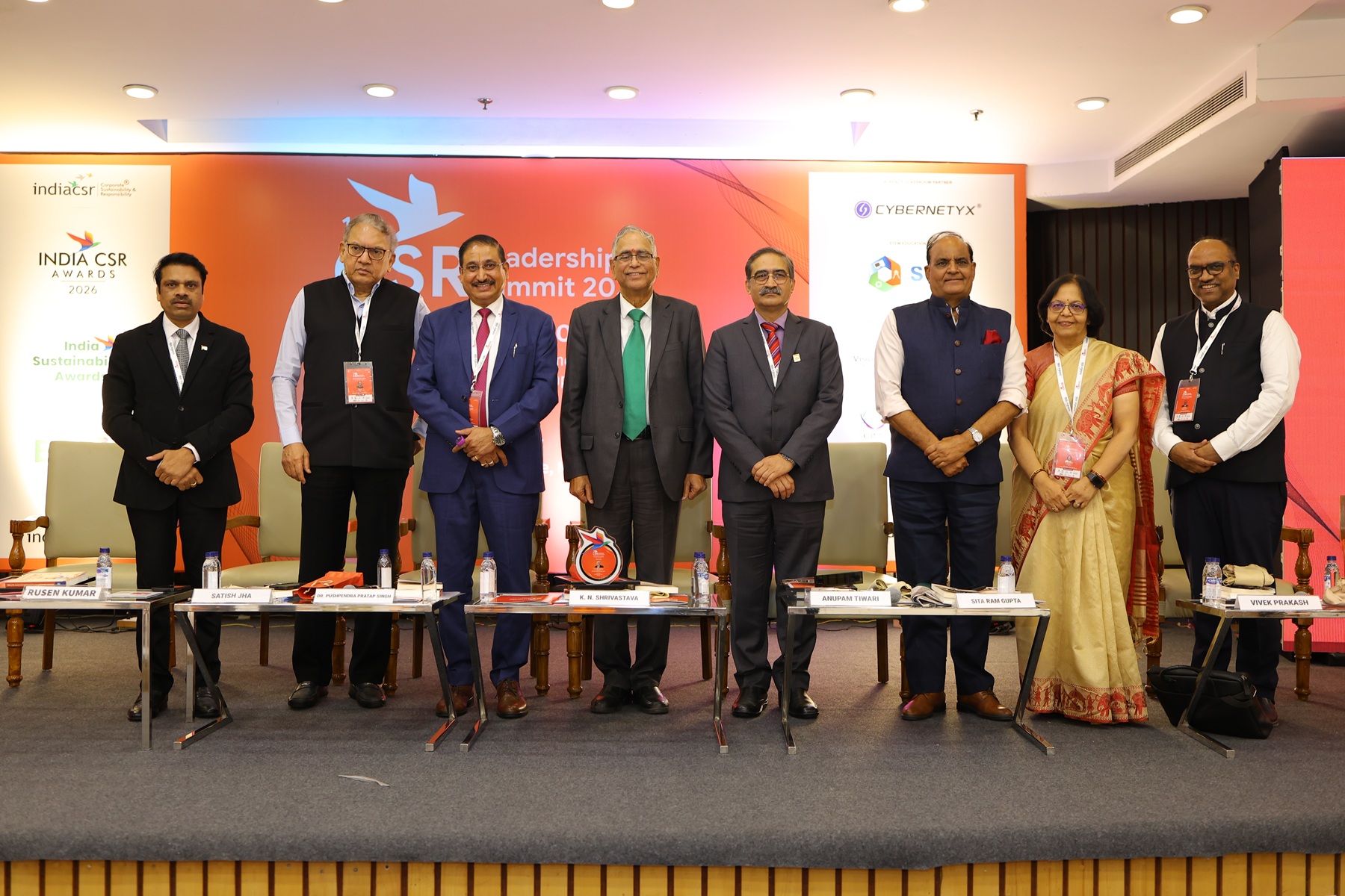 IIC Director K. N. Shrivastava Calls for CSR-Led R&D, Inclusive Innovation at India CSR Summit 1 K. N. Shrivastava at India CSR Summit With Rusen Kumar