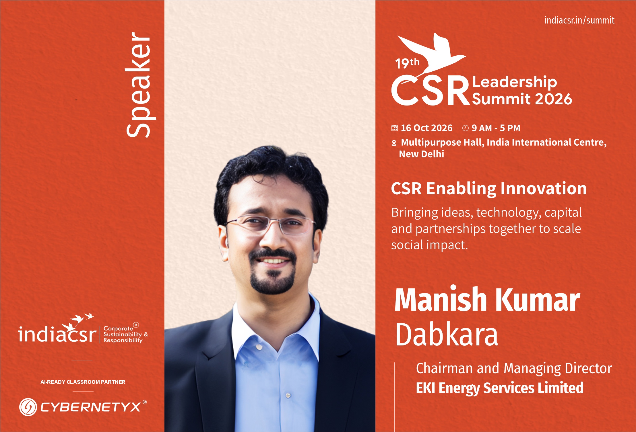 Manish Kumar Dabkara India CSR®