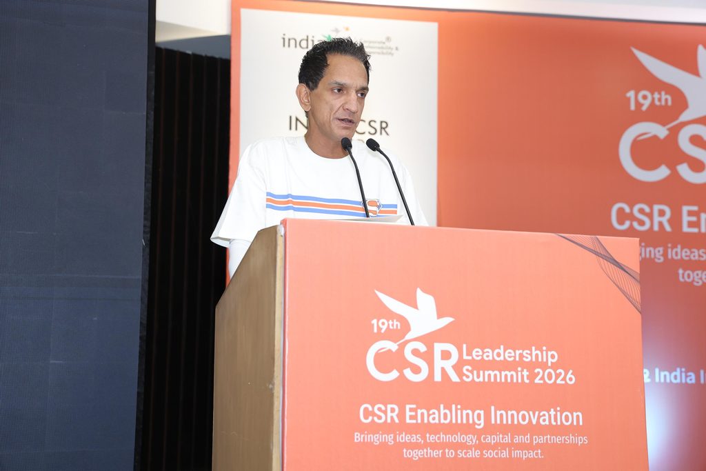 “Sports Must Be a Fundamental Right”: Ranjit Bajaj Calls for Grassroots Football Revolution 3 Ranjit Bajaj, Founder and Director of Minerva Academy Football Club at India CSR Summit. Image@IndiaCSR