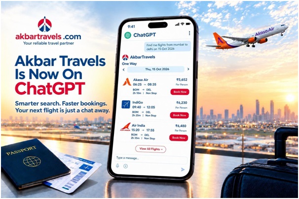 Akbar Travels Integrates with ChatGPT for AI-Powered Travel Planning 1 India CSR®