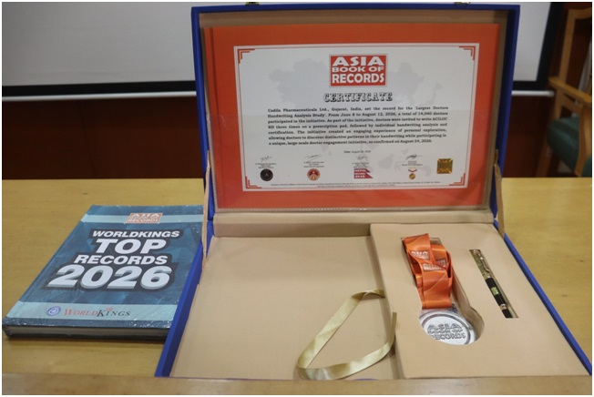 Cadila Pharmaceuticals Earns Asia Book of Records Recognition for Nationwide Doctor Engagement Initiative 2 India CSR®