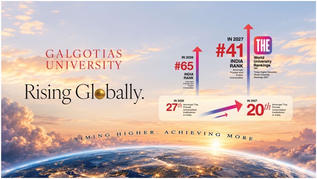 Galgotias University Soars 24 Places to Rank 41st in India in Times Higher Education World University Rankings 2027 1 India CSR®