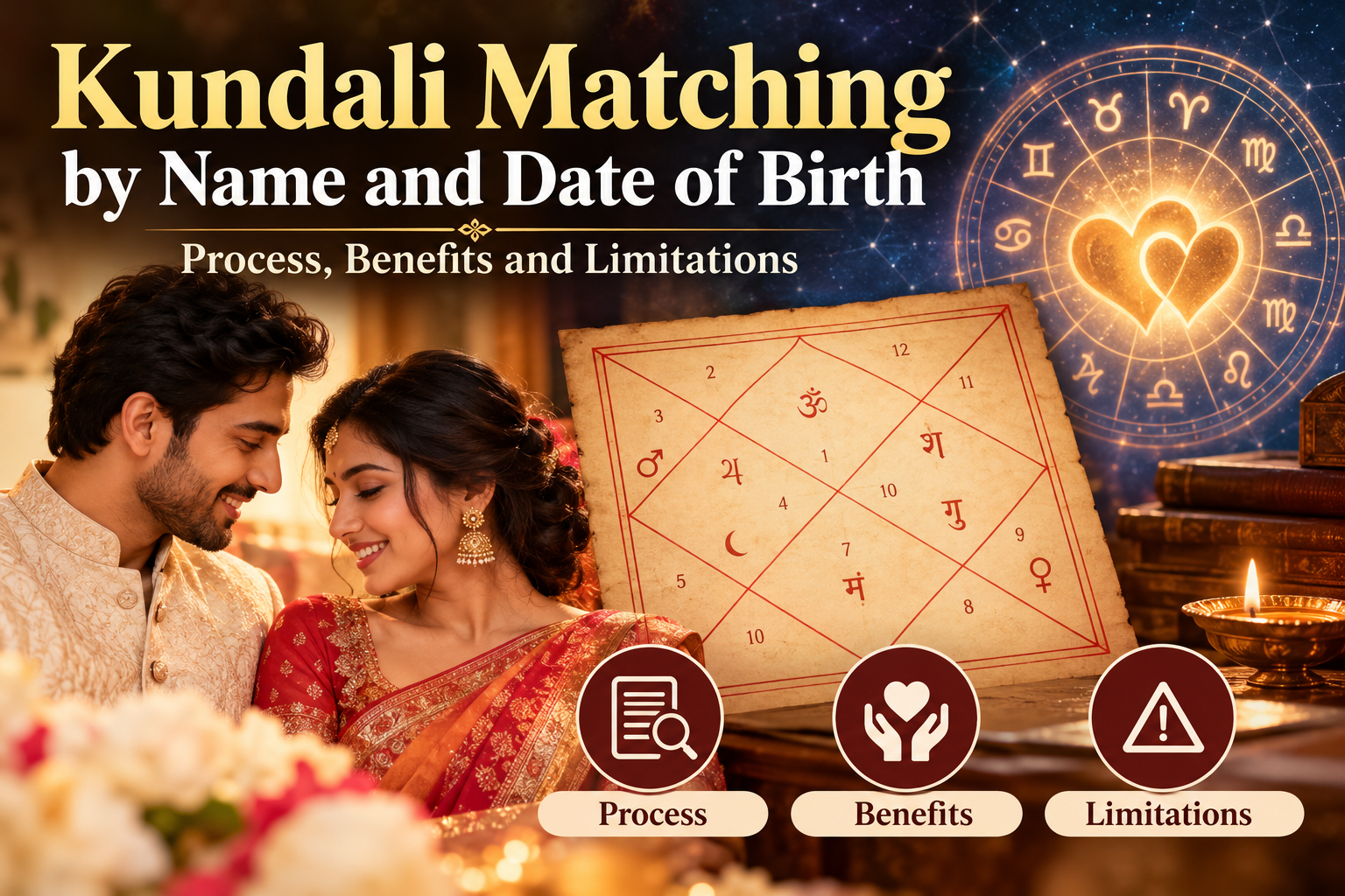 Kundali Matching by Name and Date of Birth: Process, Benefits and Limitations 1 India CSR®
