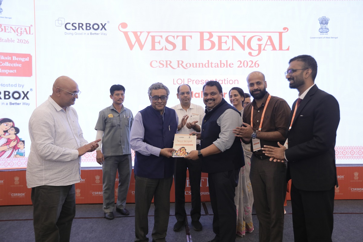 Malabar Group Signs LOI With West Bengal to Expand CSR, Commits Rs 20 Crore 1 L-R, handing out- Finance Minister Dr. Swapan Dasgupta by Thahsil Ahammed, Regional Head (East India), Malabar Gold & Diamonds, along with Sajid N K, Manufacturing Head, Malabar Gold & Diamonds, and Shabeer P K, Senior Manager, CSR